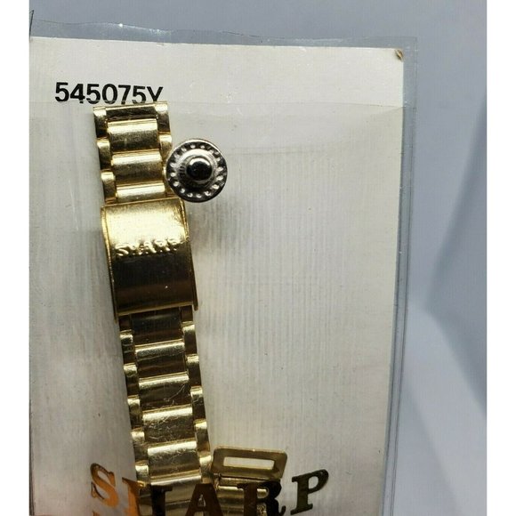 Vintage Sharp Best Quality LCD Quartz Women Gold Watch Made In Hong Kong 545075V